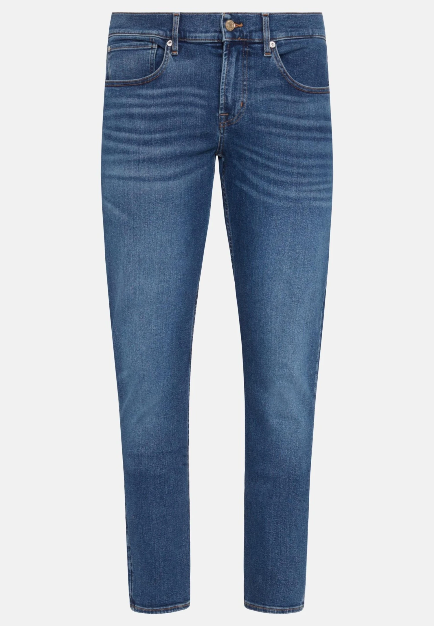 7 For All Mankind StrtektwiJeans Tapered FitMid Blue Uomo Jeans 7F122G0G0-K11 6 7 For All Mankind StrtektwiJeans Tapered FitMid Blue Uomo Jeans 7F122G0G0-K11 - immagine 4