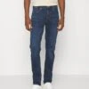 7 For All Mankind Slimmy Tapered Jeans Tapered FitDark Blue Uomo Jeans 7F122G0FS-K11