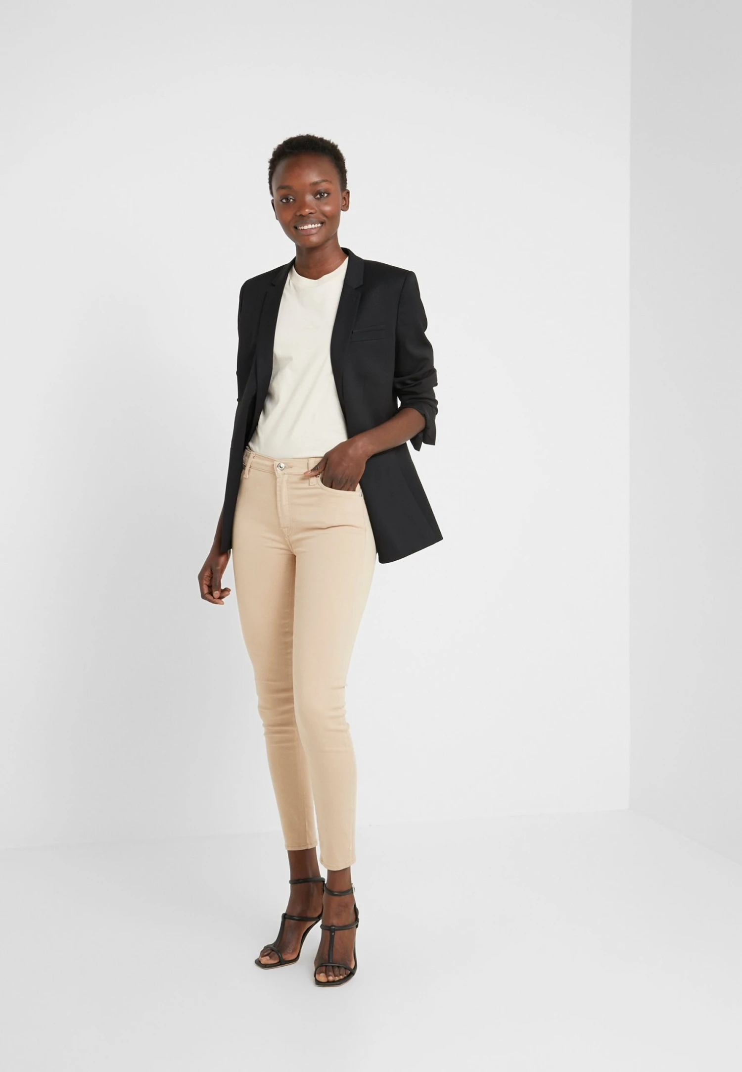 7 For All Mankind Crop - Jeans Skinny Fit - Sandcastle 4 7 For All Mankind Crop - Jeans Skinny Fit - Sandcastle - immagine 2