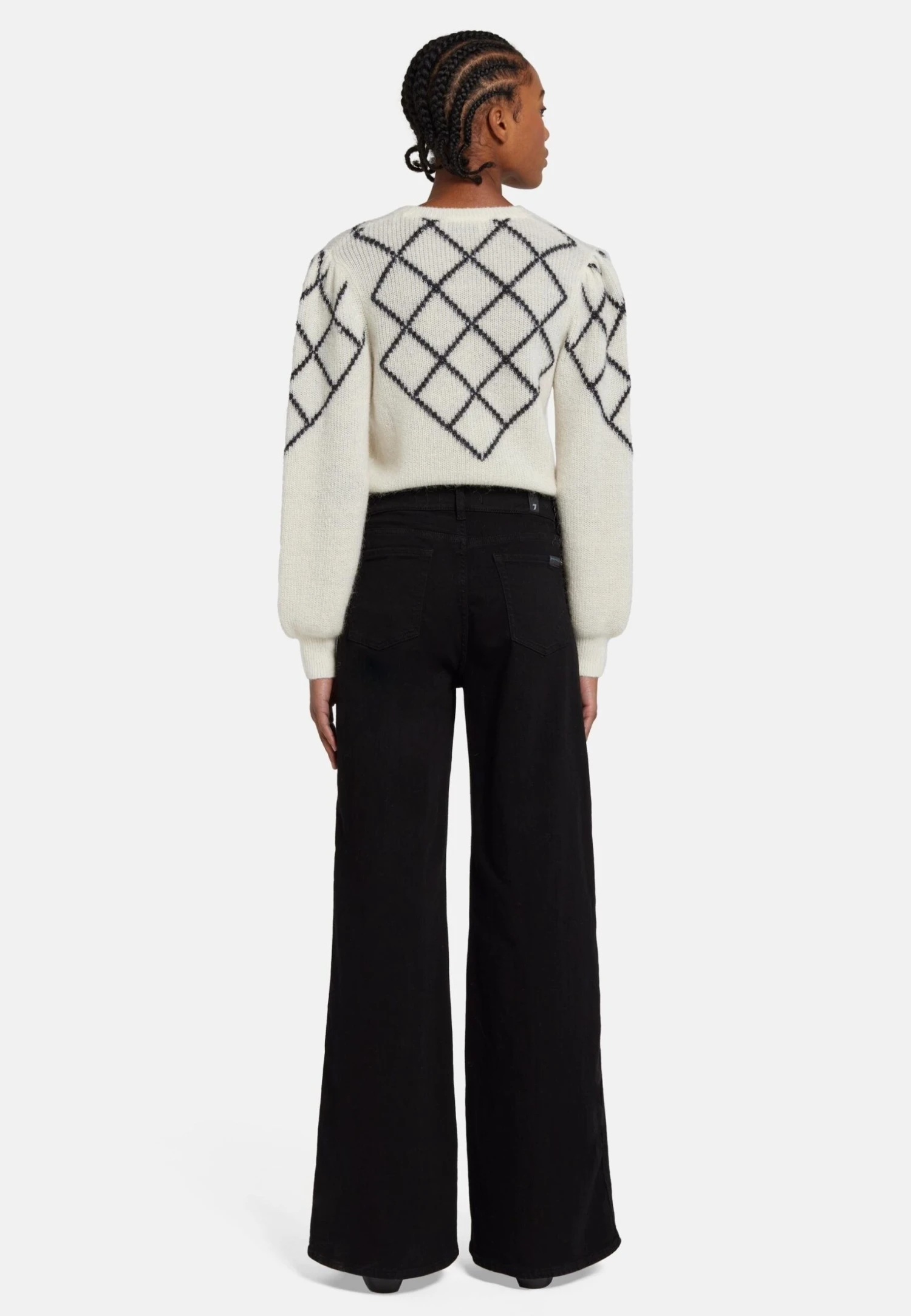 7 For All Mankind LottaJeans A ZampaBlack Donna Jeans 7F121N129-Q11 5 7 For All Mankind LottaJeans A ZampaBlack Donna Jeans 7F121N129-Q11 - immagine 3