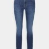 7 For All Mankind Roxanne Bair Eco DuchessJeans Slim FitMid Blue Donna Jeans 7F121N0R8-K11