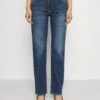 7 For All Mankind Ellie Straight LuxvindeesouJeans A SigarettaDark Blue Donna Jeans 7F121N0YL-K11