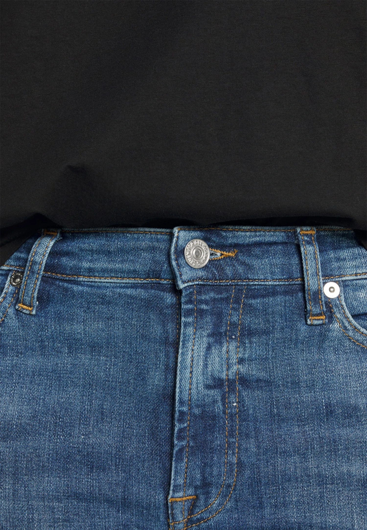 7 For All Mankind Hw Skinny Slim Illusion OuterJeans Skinny FitMid Blue Donna Jeans 7F121N100-K11 8 7 For All Mankind Hw Skinny Slim Illusion OuterJeans Skinny FitMid Blue Donna Jeans 7F121N100-K11 - immagine 6