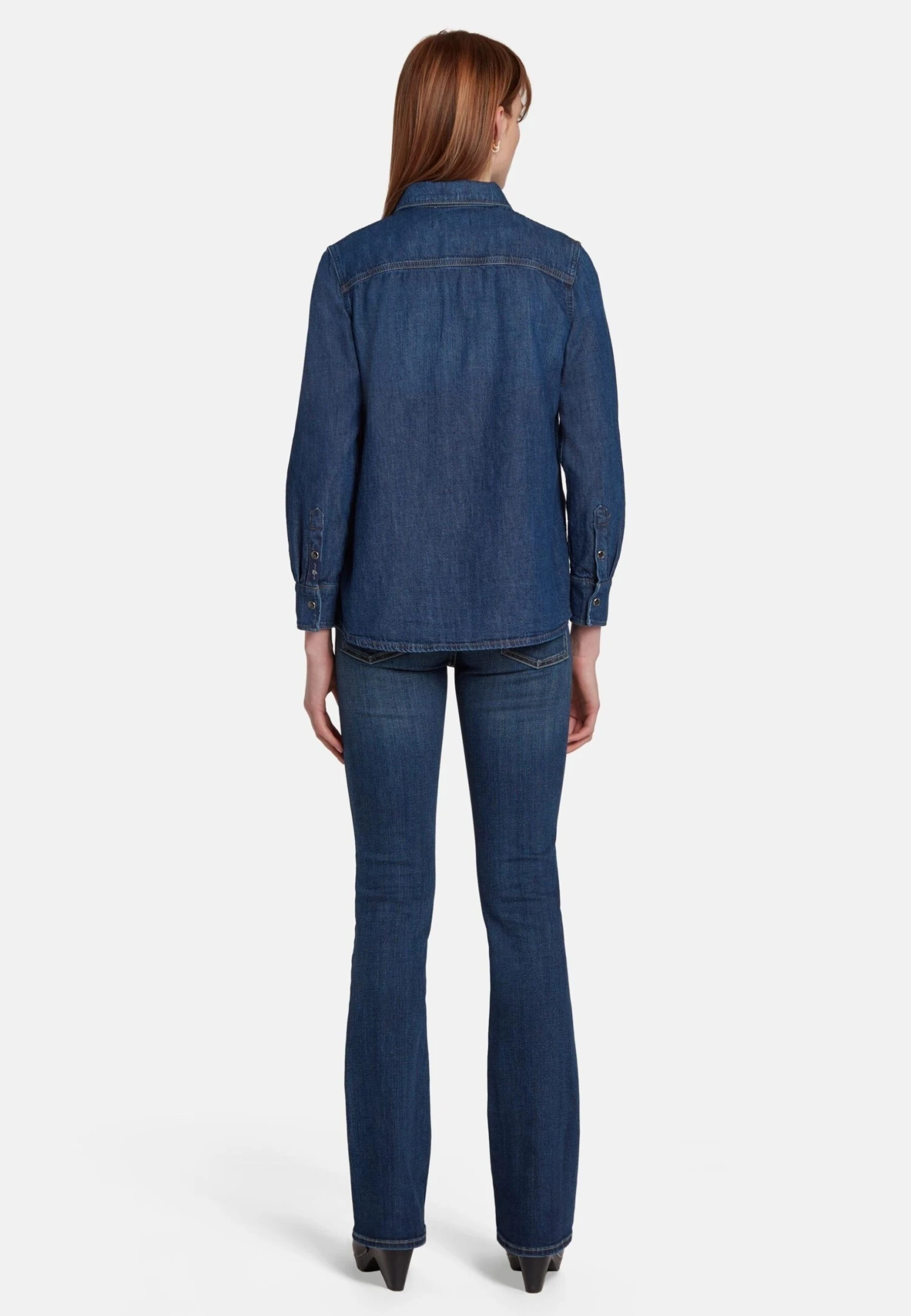 7 For All Mankind Emilia CamiciaMid Blue Donna Camicie E Bluse 7F121E01M-K11 5 7 For All Mankind Emilia CamiciaMid Blue Donna Camicie E Bluse 7F121E01M-K11 - immagine 3