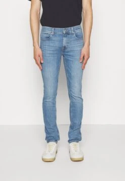 7 For All Mankind Paxtyn Stretch Tek PuzzleJeans Skinny FitLight Blue Uomo Jeans 7F122G0FD-K11