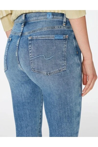 7 For All Mankind Skinny Jeans Blue 3 7 For All Mankind Skinny Jeans Blue