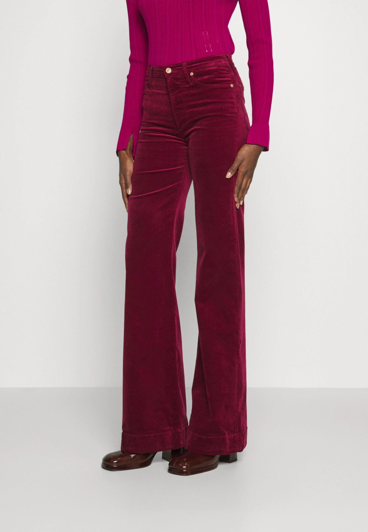 7 For All Mankind Dojo PantaloniRed Donna Pantaloni 7F121N10D-G11 3 7 For All Mankind Dojo PantaloniRed Donna Pantaloni 7F121N10D-G11