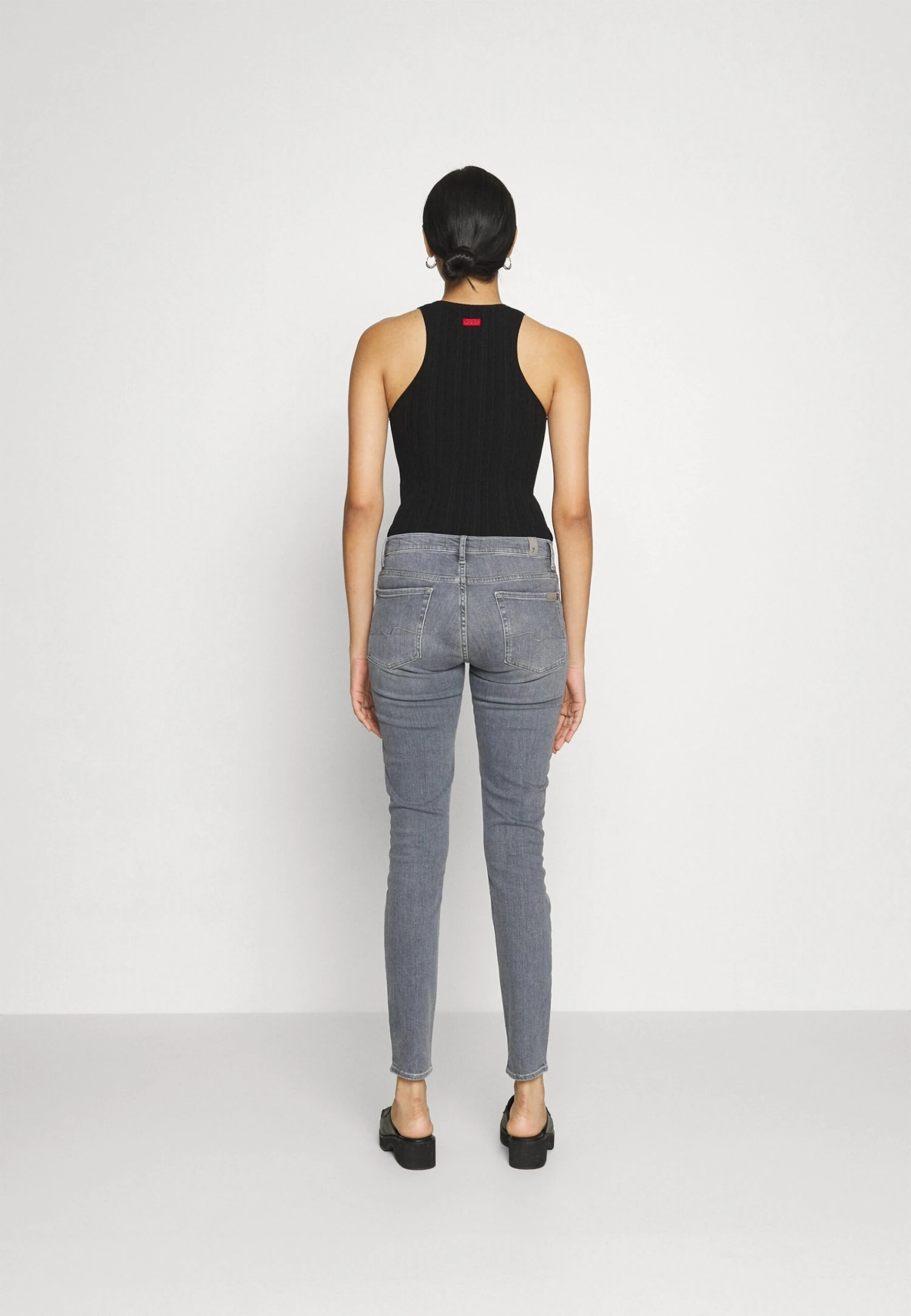 7 For All Mankind Sliillmet - Jeans Skinny Fit - Grey 5 7 For All Mankind Sliillmet - Jeans Skinny Fit - Grey - immagine 3