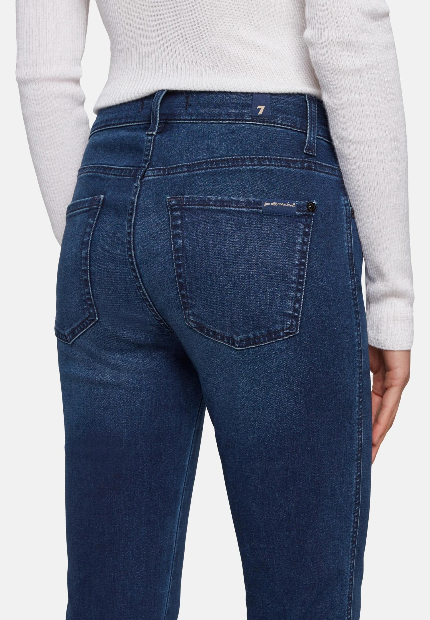 7 For All Mankind Tailorless BaiparaveJeans BootcutDark Blue Donna Jeans 7F121N102-K11 7 7 For All Mankind Tailorless BaiparaveJeans BootcutDark Blue Donna Jeans 7F121N102-K11 - immagine 5