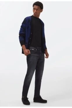 7 For All Mankind Skinny Jeans Edizione Speciale Affusolata Stretch Tek Non Toccato Nero Gray -Vendite 7 For All Mankind 1e8d3b92757bcb5aaa4999becd2b48c6