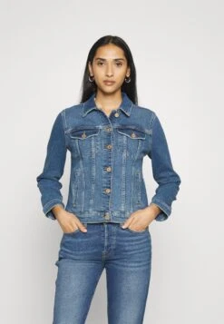 7 For All Mankind Modern Trucker Giacca Di JeansDark Blue Donna Giacche E Blazer 7F121G02L-K11