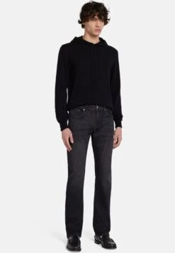 7 For All Mankind Jeans A SigarettaBlack Uomo Jeans 7F122G0FG-Q11