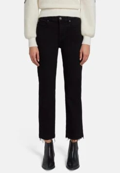 7 For All Mankind CropJeans A SigarettaBlack Donna Jeans 7F121N11Q-Q11