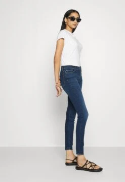 7 For All Mankind SliillopuJeans Skinny FitDark Blue Donna Jeans 7F121N10J-K11 -Vendite 7 For All Mankind 2db4dae17eb247de8a57971ab53f1d44