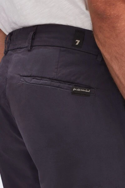 7 For All Mankind Slim Fit Pantaloni Chino Più Slimmio Senza Peso Blue 5 7 For All Mankind Slim Fit Pantaloni Chino Più Slimmio Senza Peso Blue - immagine 3