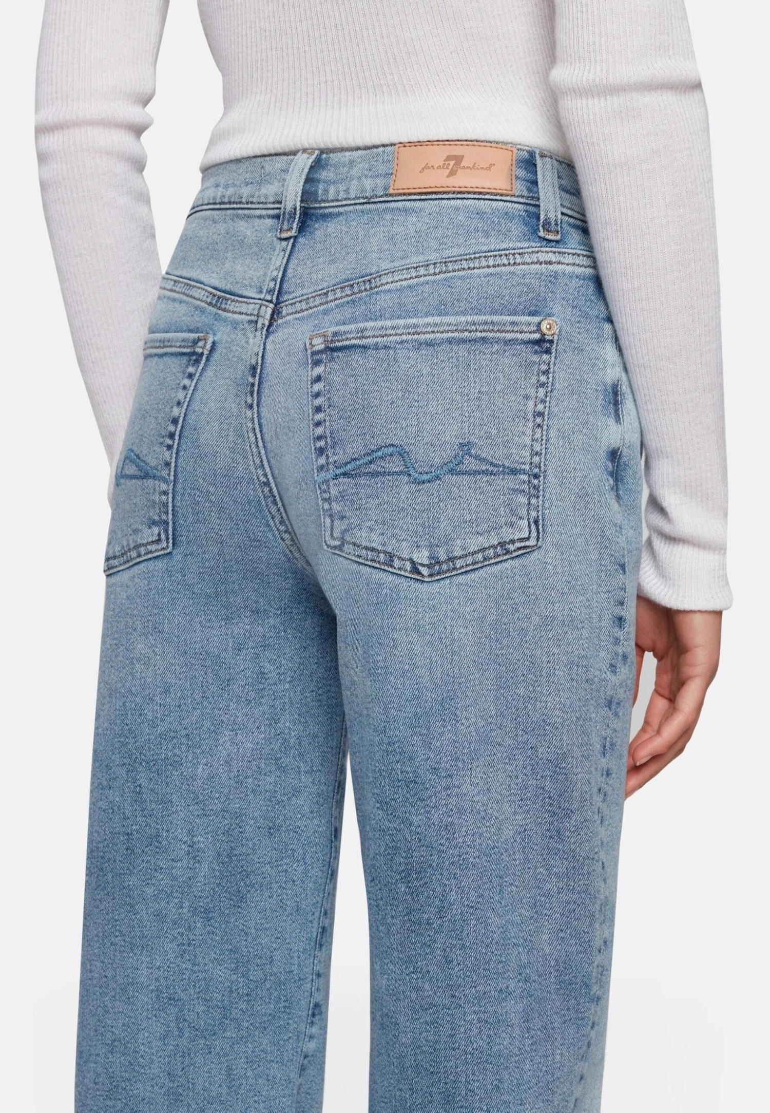 7 For All Mankind Ellie Jeans A SigarettaMid Blue Donna Jeans 7F121N11A-K11 7 7 For All Mankind Ellie Jeans A SigarettaMid Blue Donna Jeans 7F121N11A-K11 - immagine 5