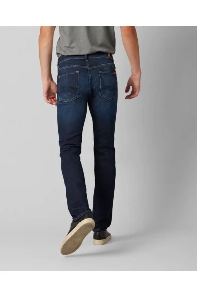 7 For All Mankind Slim Fit NY Ha Usato Slimmy The Slim Jeans Blue 5 7 For All Mankind Slim Fit NY Ha Usato Slimmy The Slim Jeans Blue - immagine 3