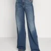 7 For All Mankind Lotta Luxe Vintage Jeans BootcutDark Blue Donna Jeans 7F121N0ZR-K11