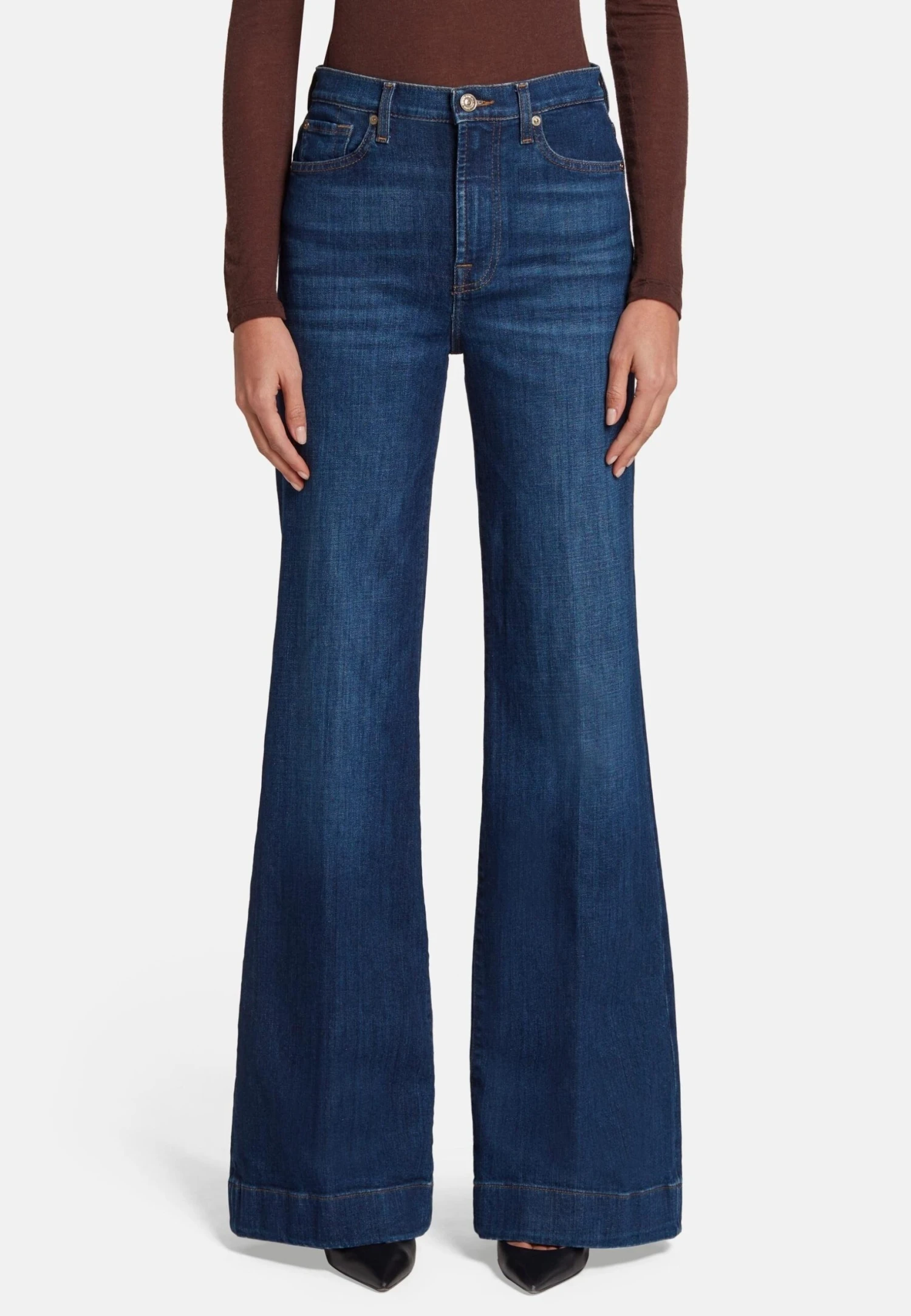 7 For All Mankind Modern Dojo - Jeans A Zampa - Dark Blue 3 7 For All Mankind Modern Dojo - Jeans A Zampa - Dark Blue