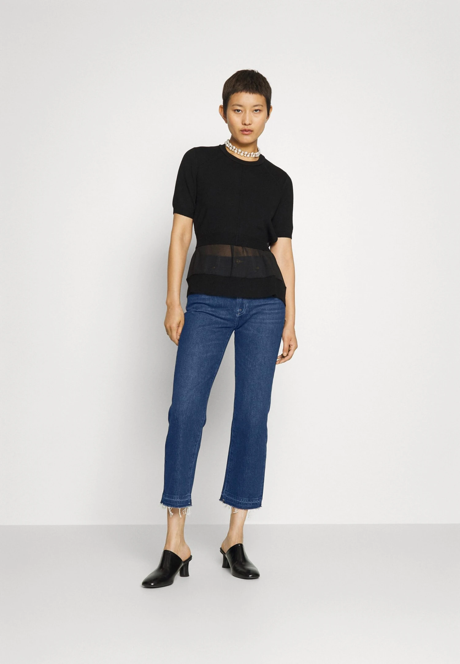 7 For All Mankind Logan Stovepipe BackstreetJeans A SigarettaMid Blue Donna Jeans 7F121N0ZT-K11 4 7 For All Mankind Logan Stovepipe BackstreetJeans A SigarettaMid Blue Donna Jeans 7F121N0ZT-K11 - immagine 2