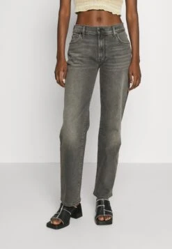 7 For All Mankind Ellie Straight LuxvincouJeans A SigarettaBlack Donna Jeans 7F121N0ZH-C11