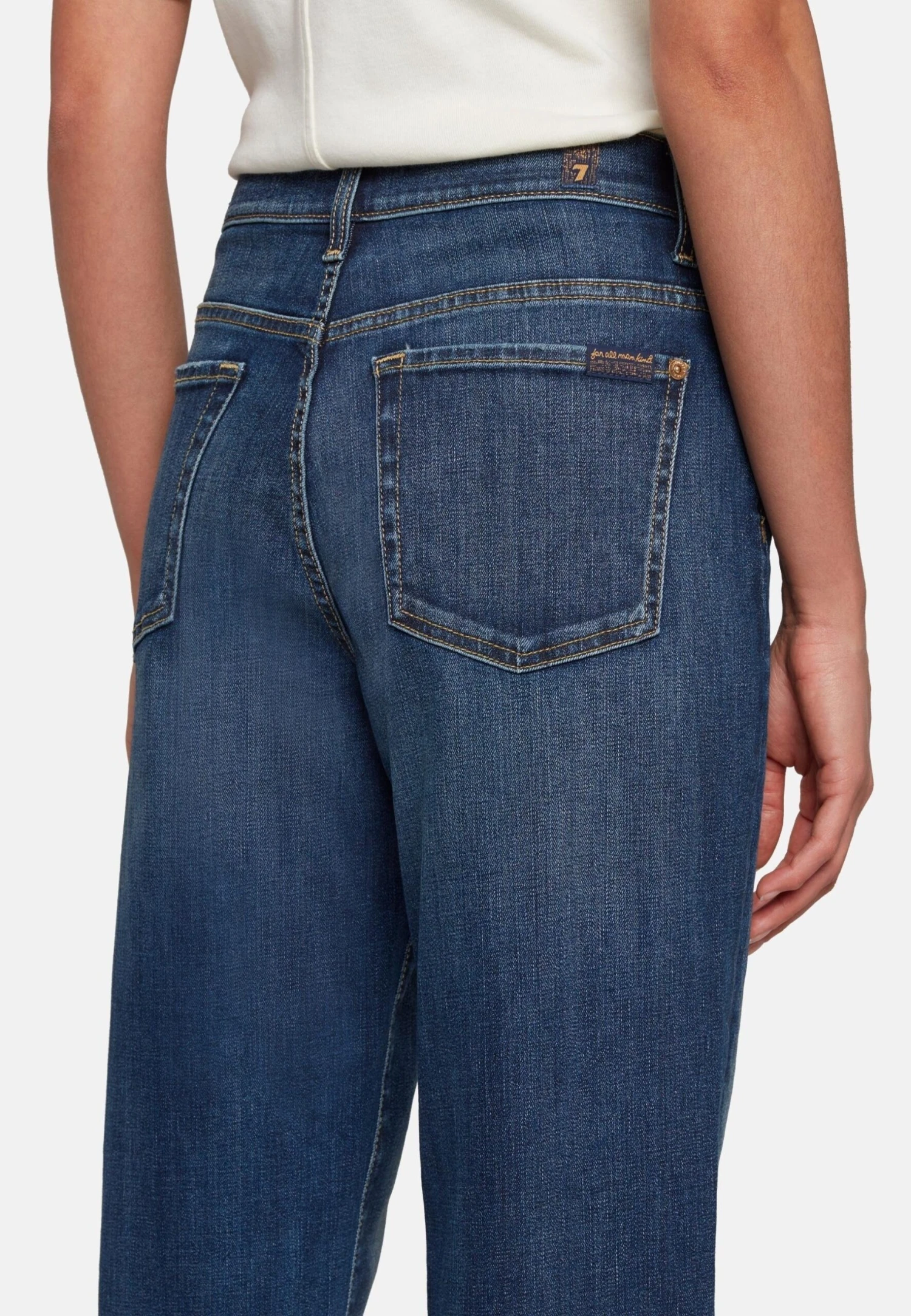 7 For All Mankind The ModernJeans A SigarettaDark Blue Donna Jeans 7F121N11F-K11 7 7 For All Mankind The ModernJeans A SigarettaDark Blue Donna Jeans 7F121N11F-K11 - immagine 5