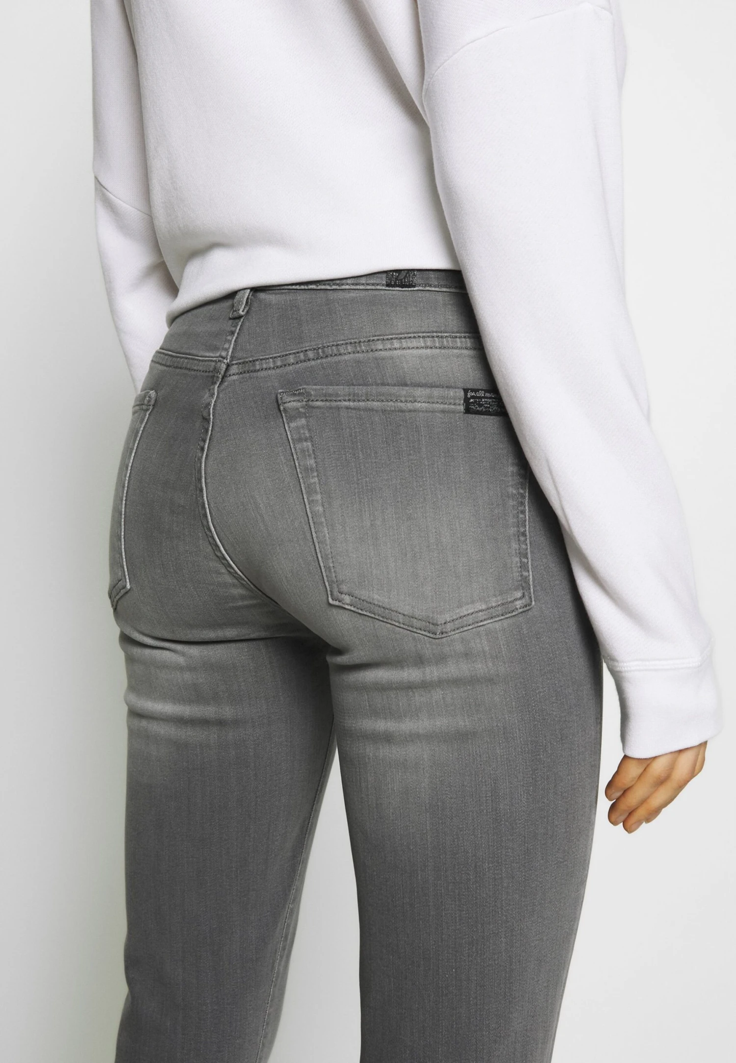 7 For All Mankind Illusion Luxe BlissJeans Skinny FitGrey Donna Jeans 7F121N0EO-C11 7 7 For All Mankind Illusion Luxe BlissJeans Skinny FitGrey Donna Jeans 7F121N0EO-C11 - immagine 6