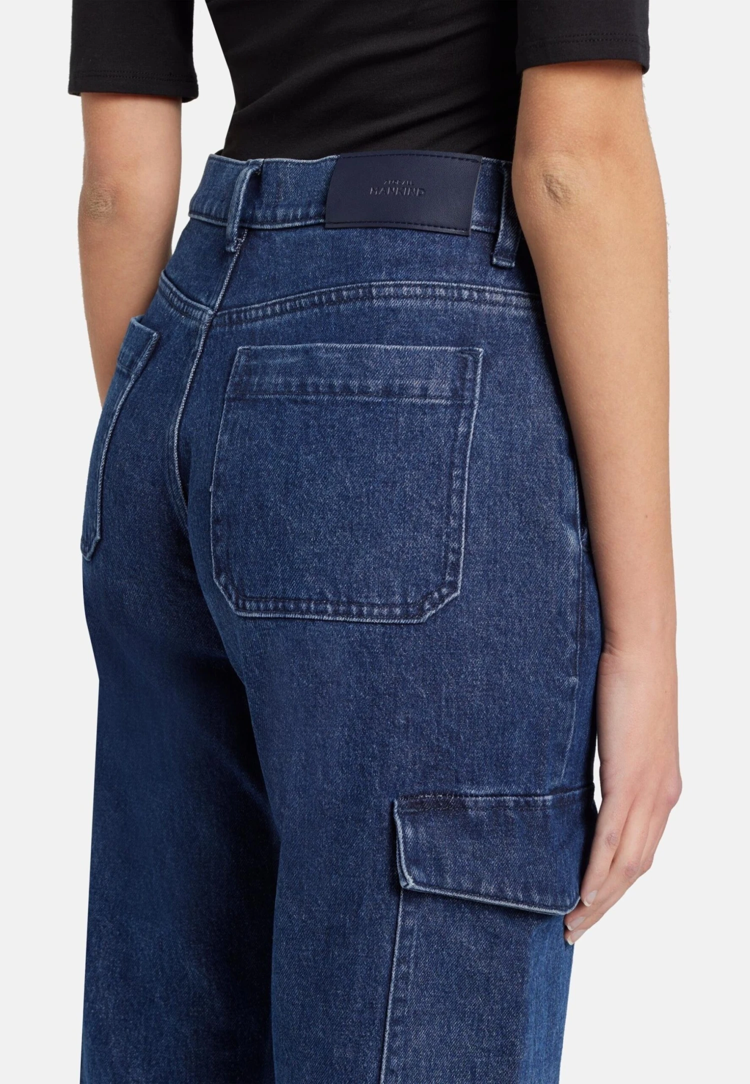 7 For All Mankind TessJeans BaggyDark Blue Donna Jeans 7F121N11Z-K11 7 7 For All Mankind TessJeans BaggyDark Blue Donna Jeans 7F121N11Z-K11 - immagine 5