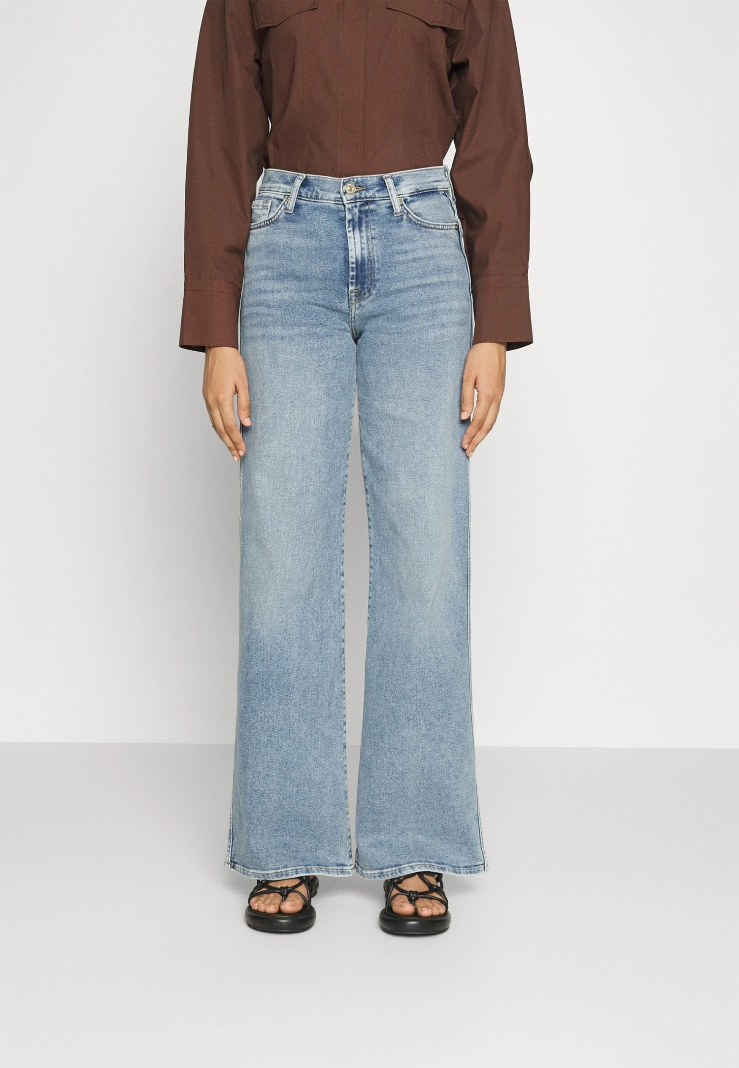 7 For All Mankind Lotta Luxe Vintage SelfmadeJeans BootcutMid Blue Donna Jeans 7F121N0ZA-K11 3 7 For All Mankind Lotta Luxe Vintage SelfmadeJeans BootcutMid Blue Donna Jeans 7F121N0ZA-K11