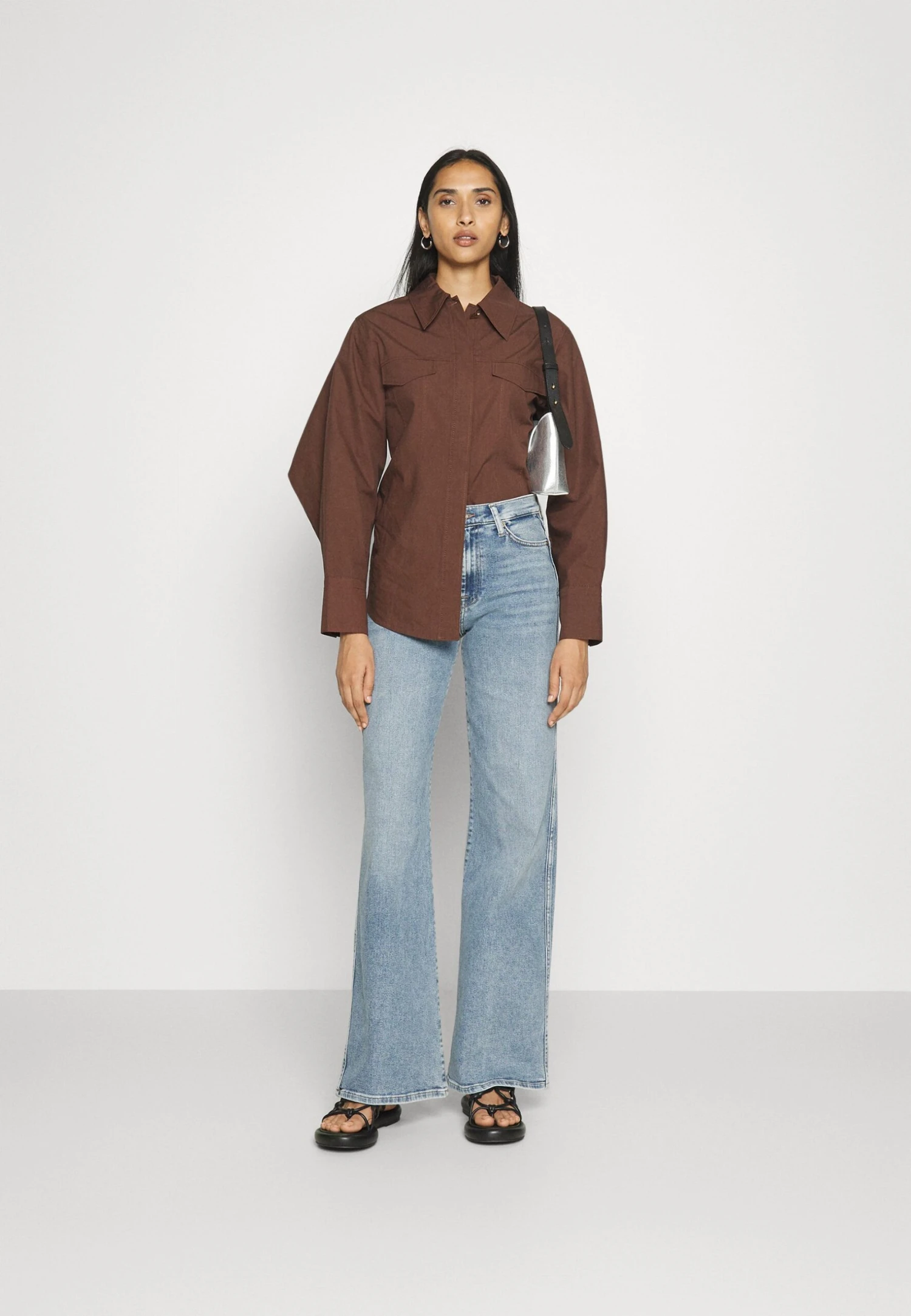 7 For All Mankind Lotta Luxe Vintage SelfmadeJeans BootcutMid Blue Donna Jeans 7F121N0ZA-K11 4 7 For All Mankind Lotta Luxe Vintage SelfmadeJeans BootcutMid Blue Donna Jeans 7F121N0ZA-K11 - immagine 2