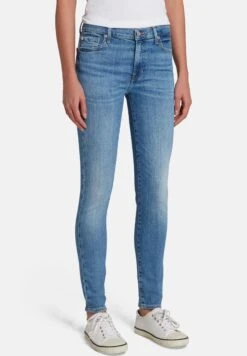 7 For All Mankind Illusion WithinJeans Skinny FitLight Blue Donna Jeans 7F121N0ZC-K11