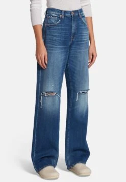 7 For All Mankind Tess Jeans A ZampaDark Blue Donna Jeans 7F121N110-K11
