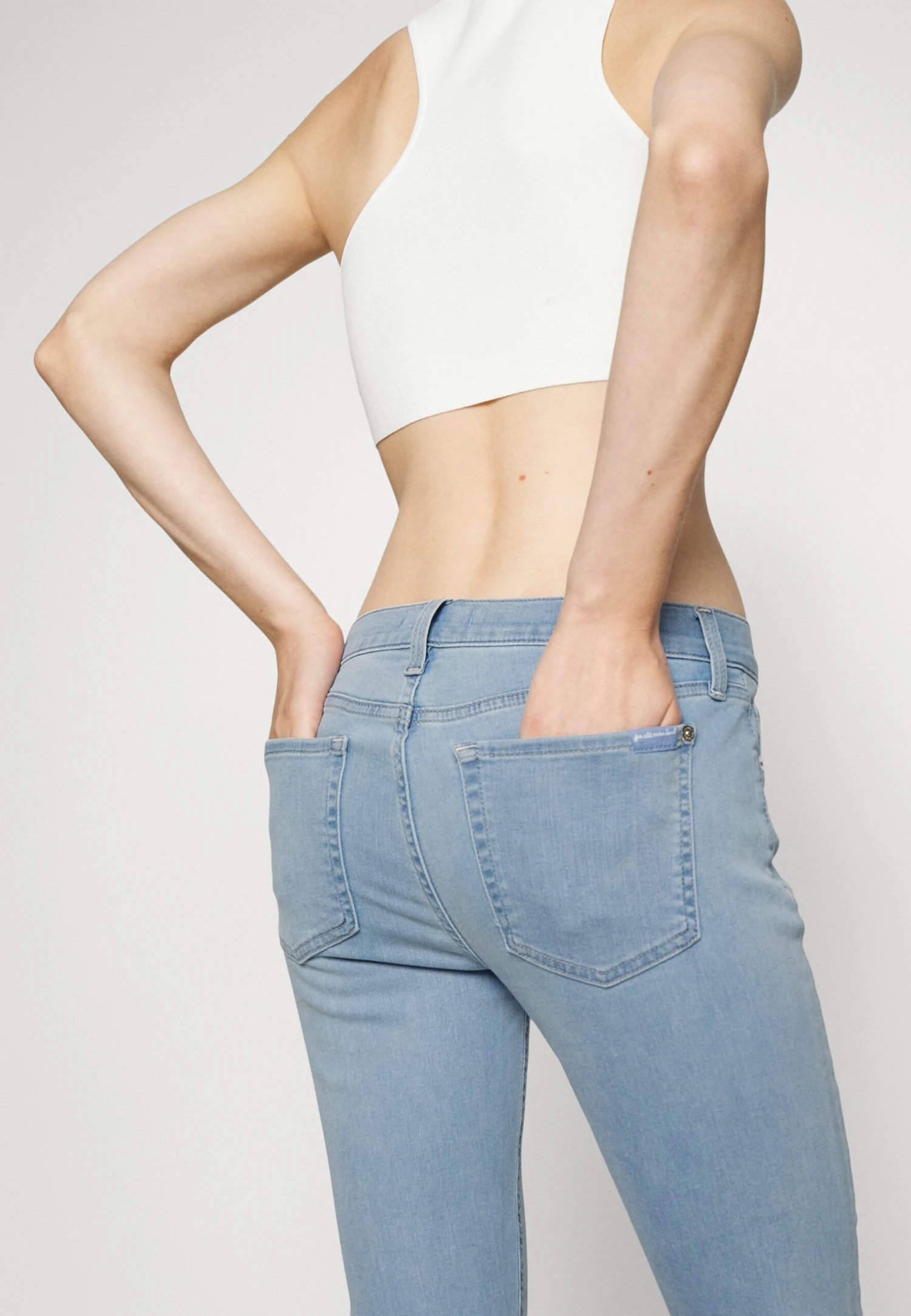 7 For All Mankind Bair Eco MirageJeans Skinny FitLight Blue Donna Jeans 7F121N0R5-K11 8 7 For All Mankind Bair Eco MirageJeans Skinny FitLight Blue Donna Jeans 7F121N0R5-K11 - immagine 6