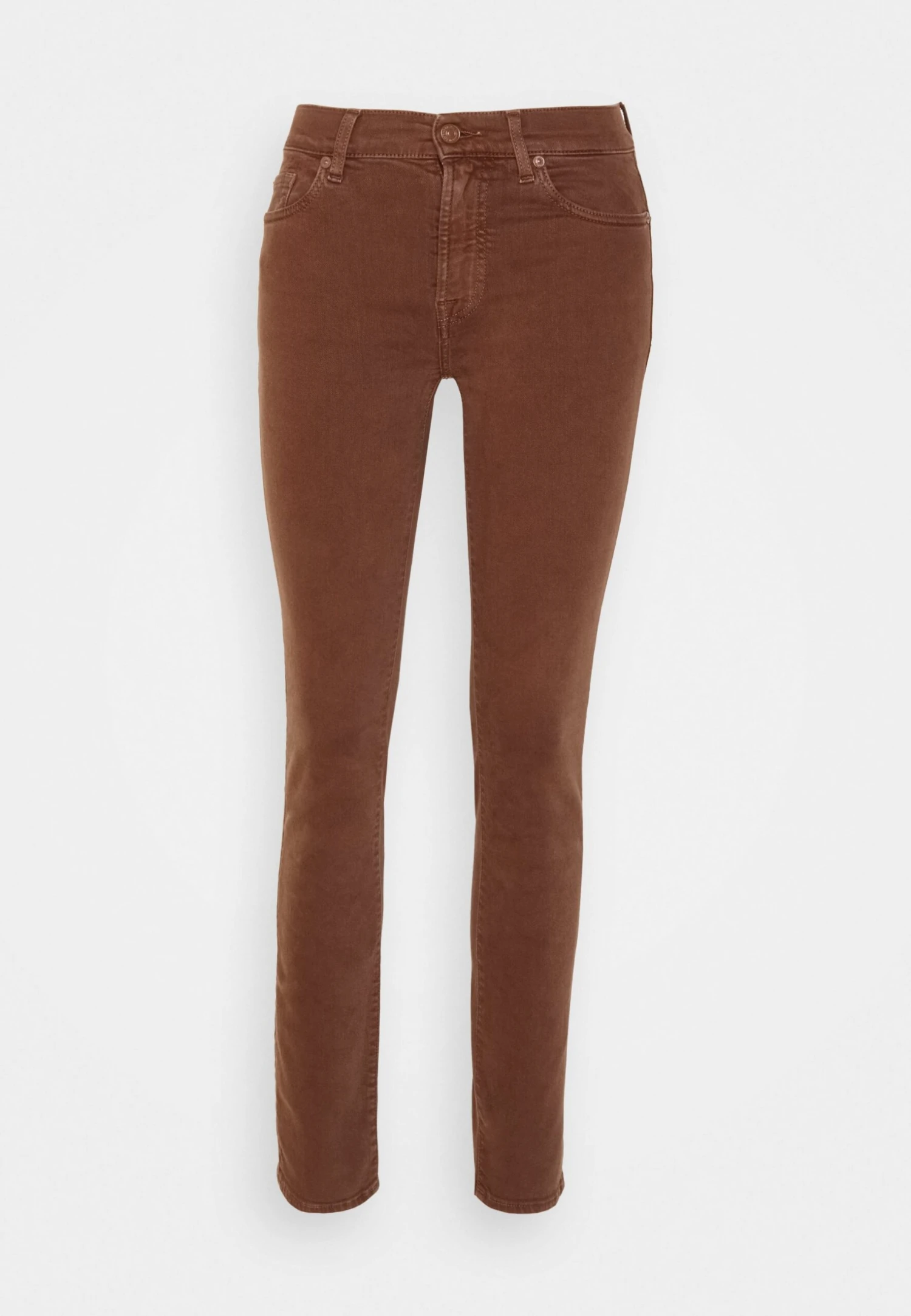 7 For All Mankind Roxanne Colored StretchPantaloniBrown Donna Pantaloni 7F121A07H-O11 7 7 For All Mankind Roxanne Colored StretchPantaloniBrown Donna Pantaloni 7F121A07H-O11 - immagine 5