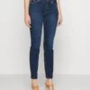7 For All Mankind Roxanne BairJeans Slim FitDark Blue Donna Jeans 7F121N0QL-K11