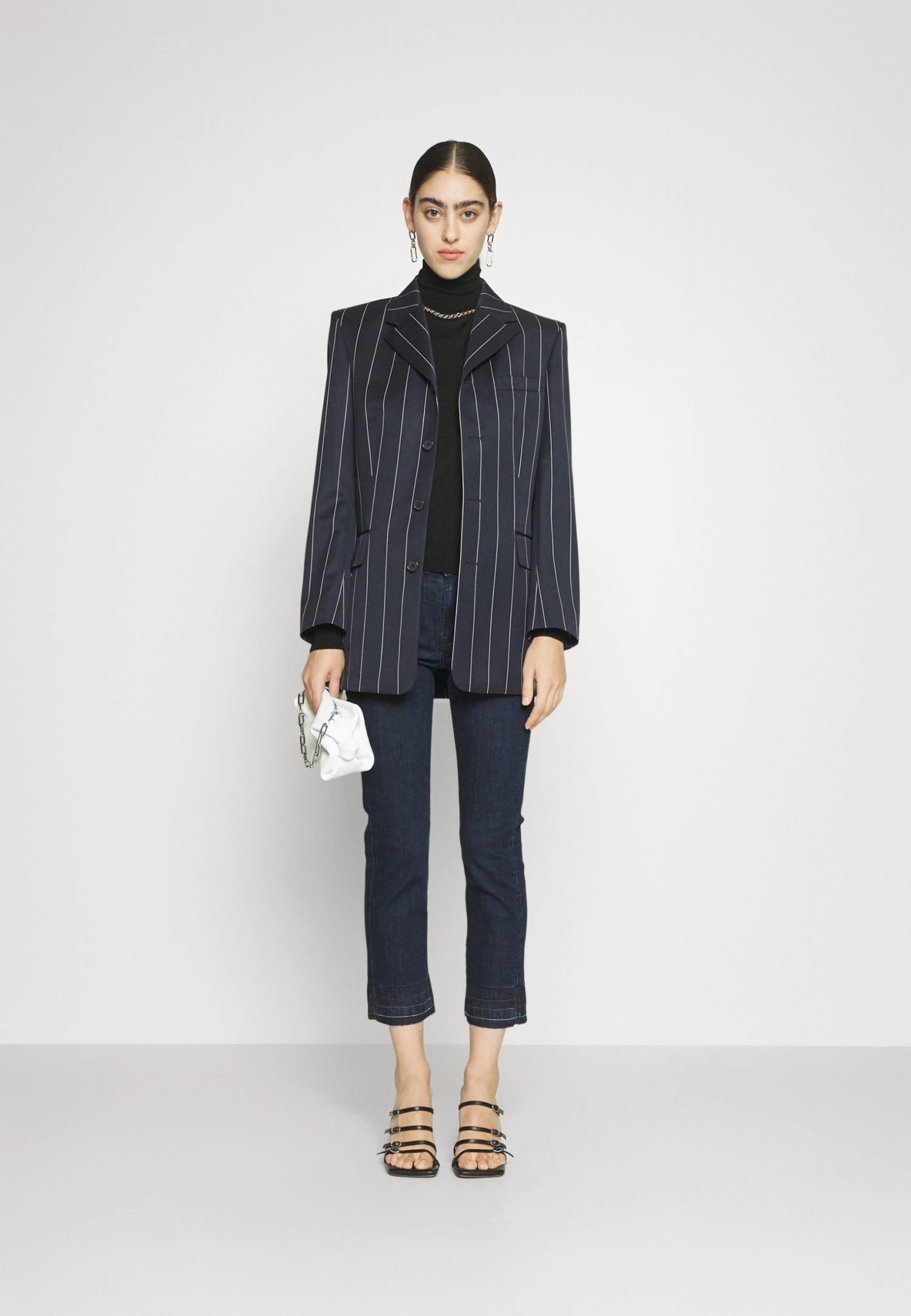 7 For All Mankind The Straight Crop Soho ClassicJeans A SigarettaDark Blue Donna Jeans 7F121N10G-K11 4 7 For All Mankind The Straight Crop Soho ClassicJeans A SigarettaDark Blue Donna Jeans 7F121N10G-K11 - immagine 2