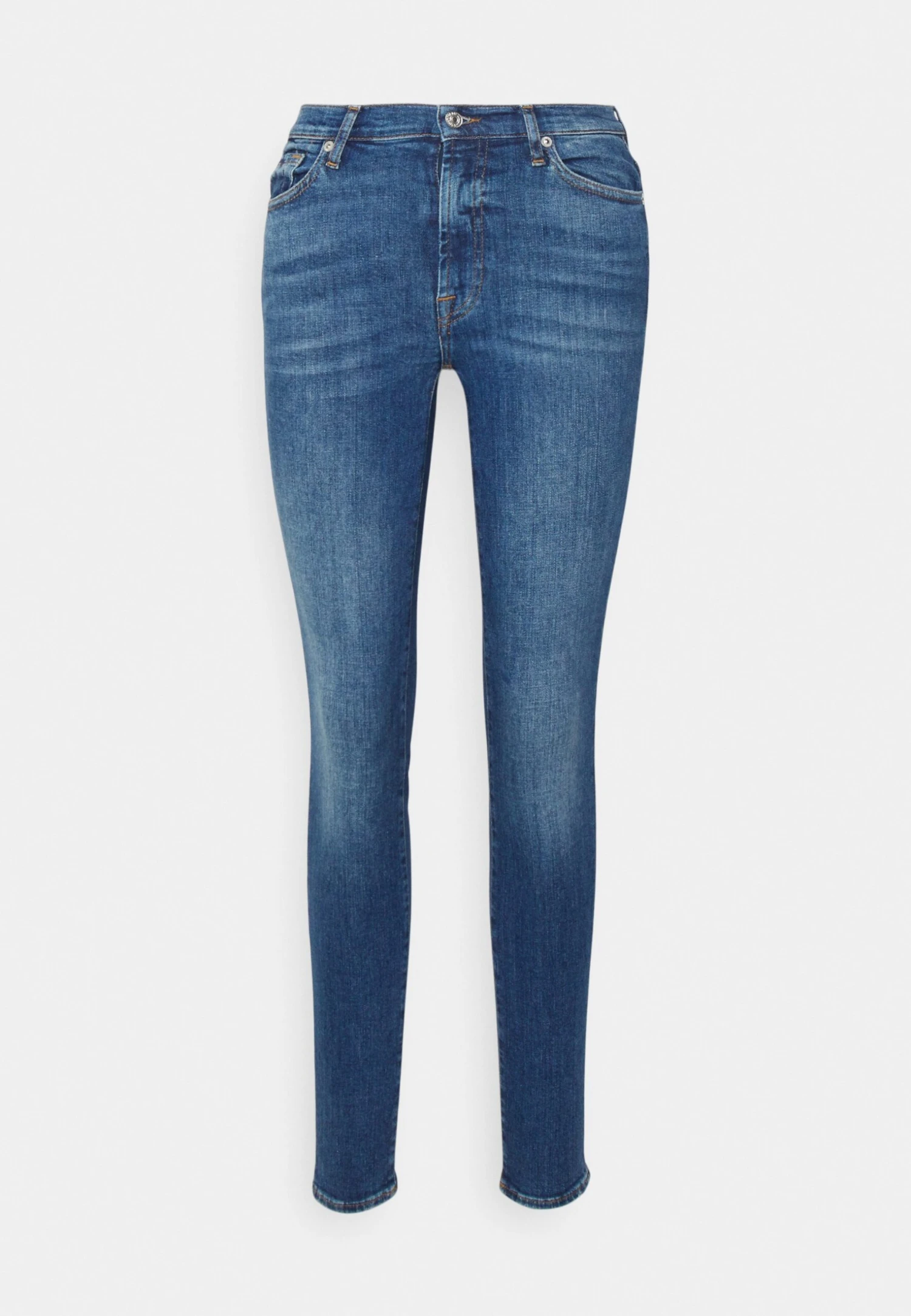 7 For All Mankind Hw Skinny Slim Illusion OuterJeans Skinny FitMid Blue Donna Jeans 7F121N100-K11 7 7 For All Mankind Hw Skinny Slim Illusion OuterJeans Skinny FitMid Blue Donna Jeans 7F121N100-K11 - immagine 5