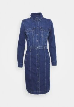 7 For All Mankind Luxe Dress Solution - Vestito Di Jeans - Dark Blue -Vendite 7 For All Mankind 99f427f79daa497d85561ec4a5225ec6