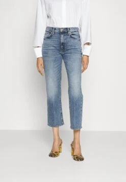 7 For All Mankind Logan Stovepipe PlaytimeJeans Slim FitLight Blue Donna Jeans 7F121N0Z1-K11