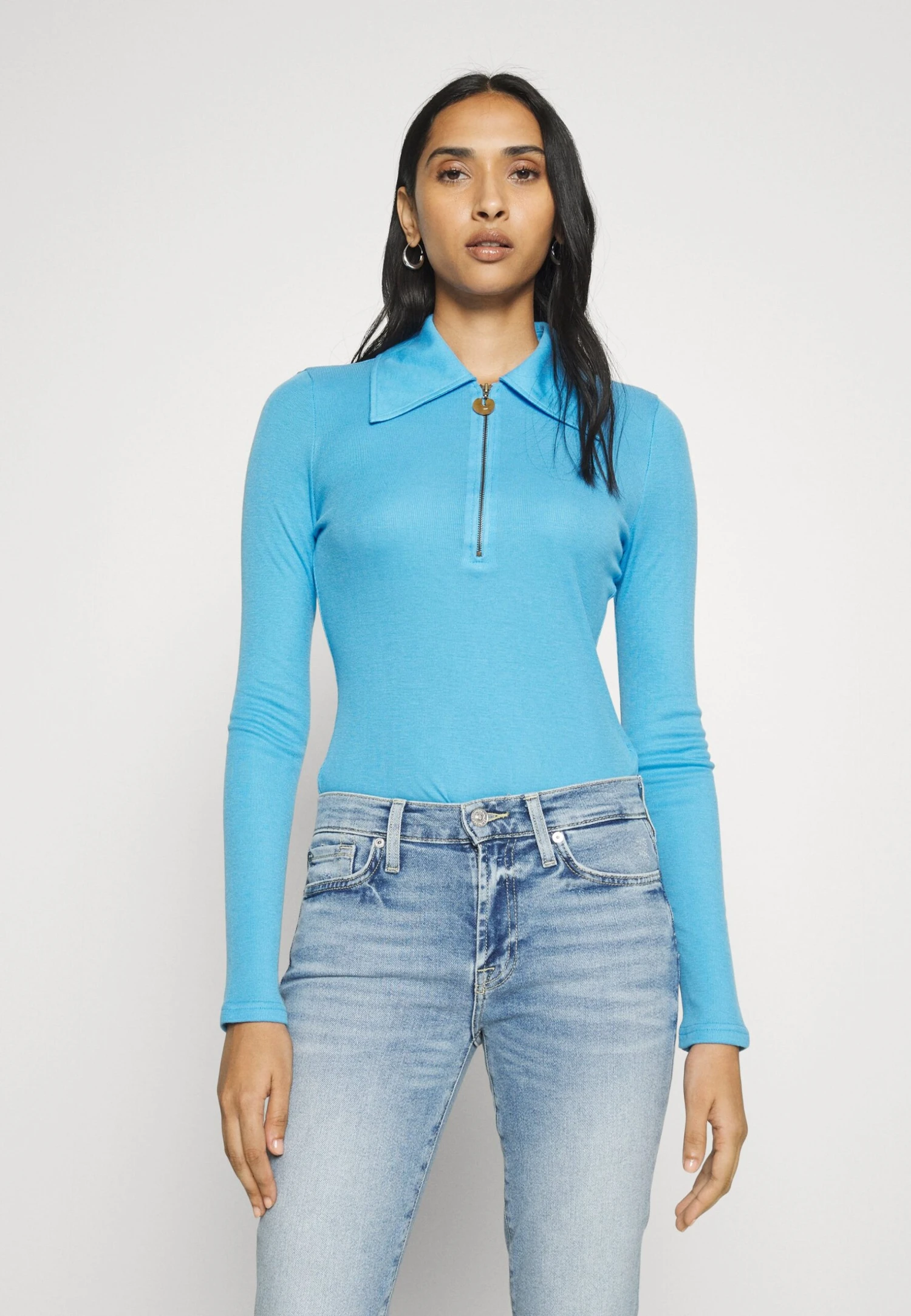 7 For All Mankind Roxanne Luxe Vintage MustJeans Slim FitLight Blue Donna Jeans 7F121N0Z2-K11 6 7 For All Mankind Roxanne Luxe Vintage MustJeans Slim FitLight Blue Donna Jeans 7F121N0Z2-K11 - immagine 4