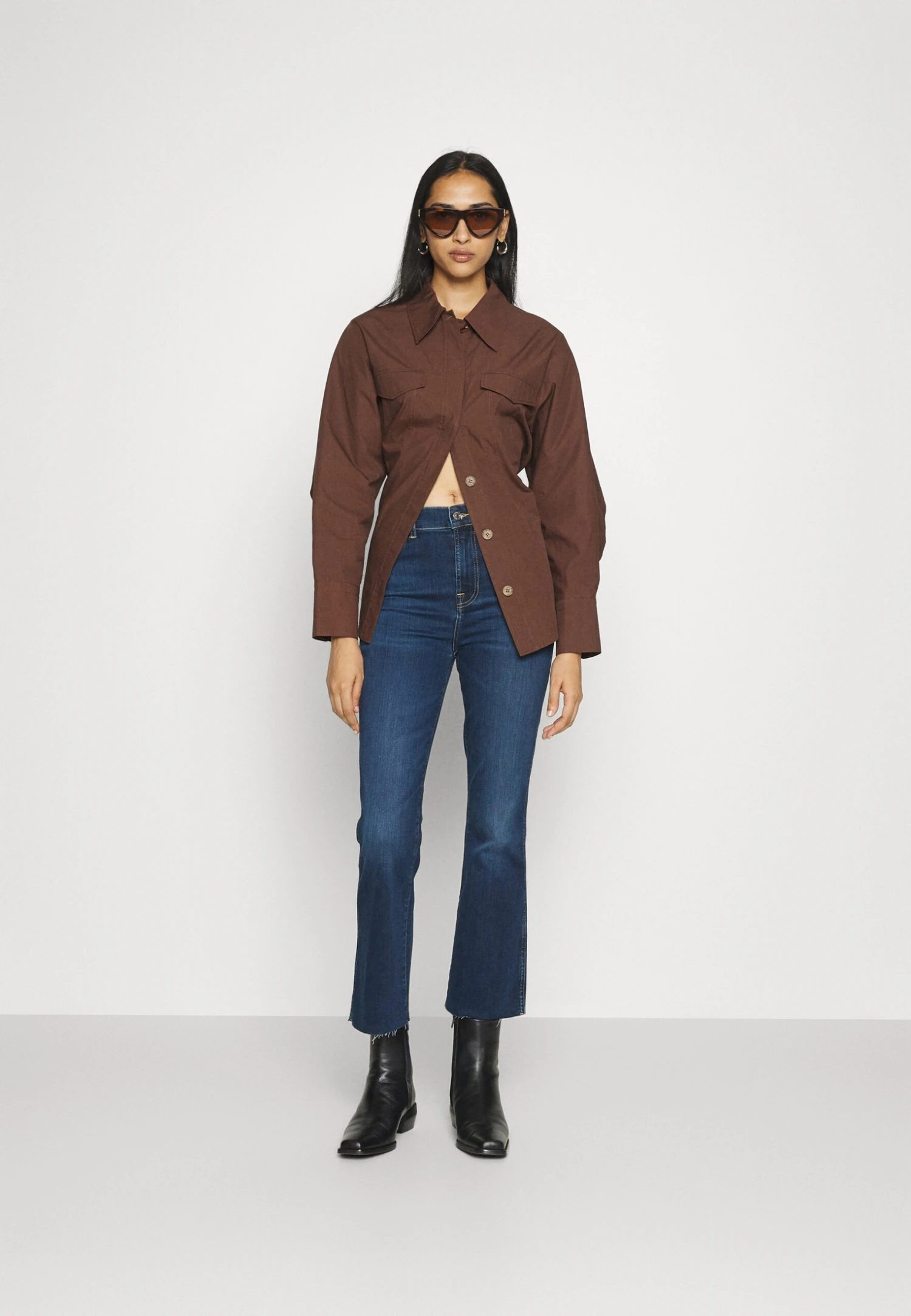 7 For All Mankind Jeans BootcutDark Blue Donna Jeans 7F121N0Z8-K11 4 7 For All Mankind Jeans BootcutDark Blue Donna Jeans 7F121N0Z8-K11 - immagine 2