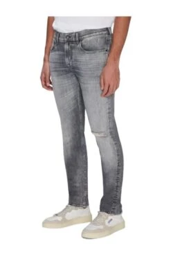 7 For All Mankind Slim Fit Jeans Slim-fit Gray