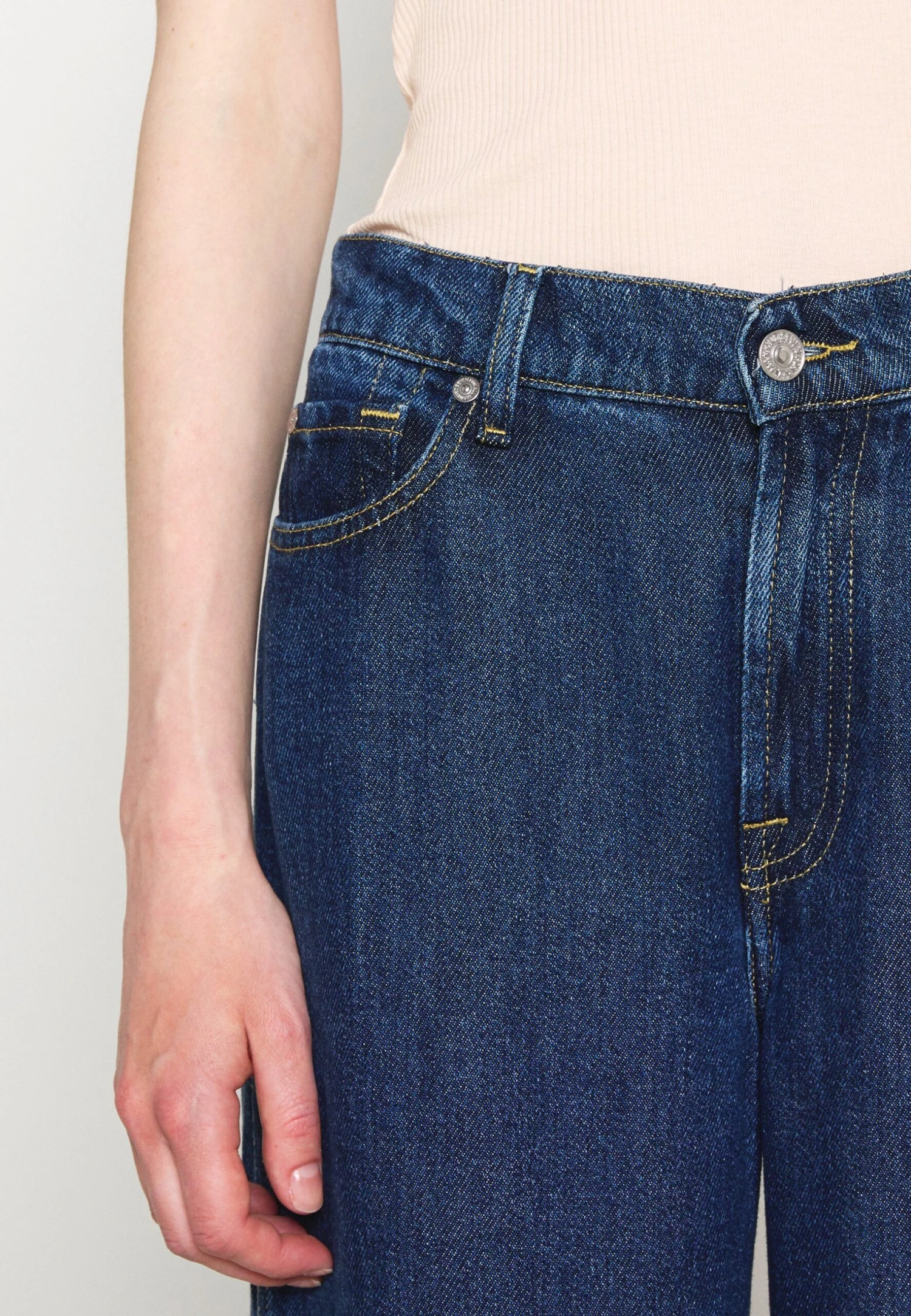 7 For All Mankind LottaJeans BaggyMid Blue Donna Jeans 7F121N0Z4-K11 7 7 For All Mankind LottaJeans BaggyMid Blue Donna Jeans 7F121N0Z4-K11 - immagine 5