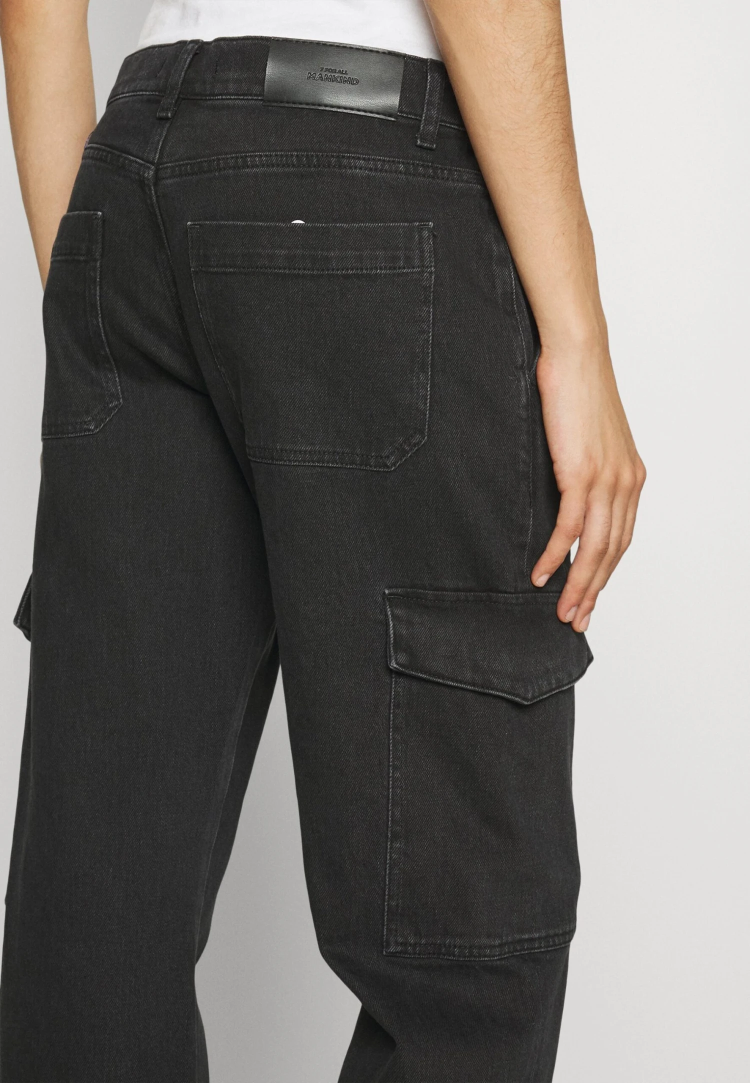 7 For All Mankind Cargo Tess CollideJeans BaggyBlack Donna Jeans 7F121N0YR-Q11 7 7 For All Mankind Cargo Tess CollideJeans BaggyBlack Donna Jeans 7F121N0YR-Q11 - immagine 5