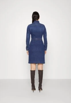 7 For All Mankind Luxe Dress Solution - Vestito Di Jeans - Dark Blue -Vendite 7 For All Mankind a69ecf9ea4904e3881d4a9f751872d3c