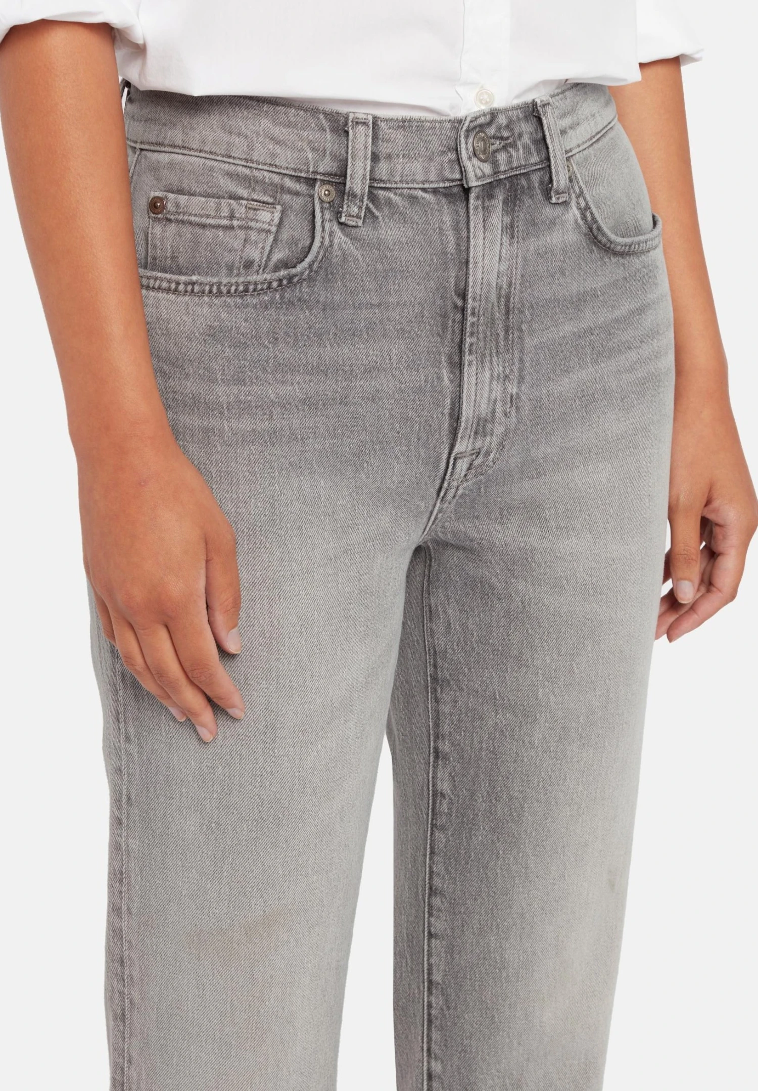 7 For All Mankind Logan Stovepipe MistJeans A SigarettaGrey Donna Jeans 7F121N0YM-C11 6 7 For All Mankind Logan Stovepipe MistJeans A SigarettaGrey Donna Jeans 7F121N0YM-C11 - immagine 4