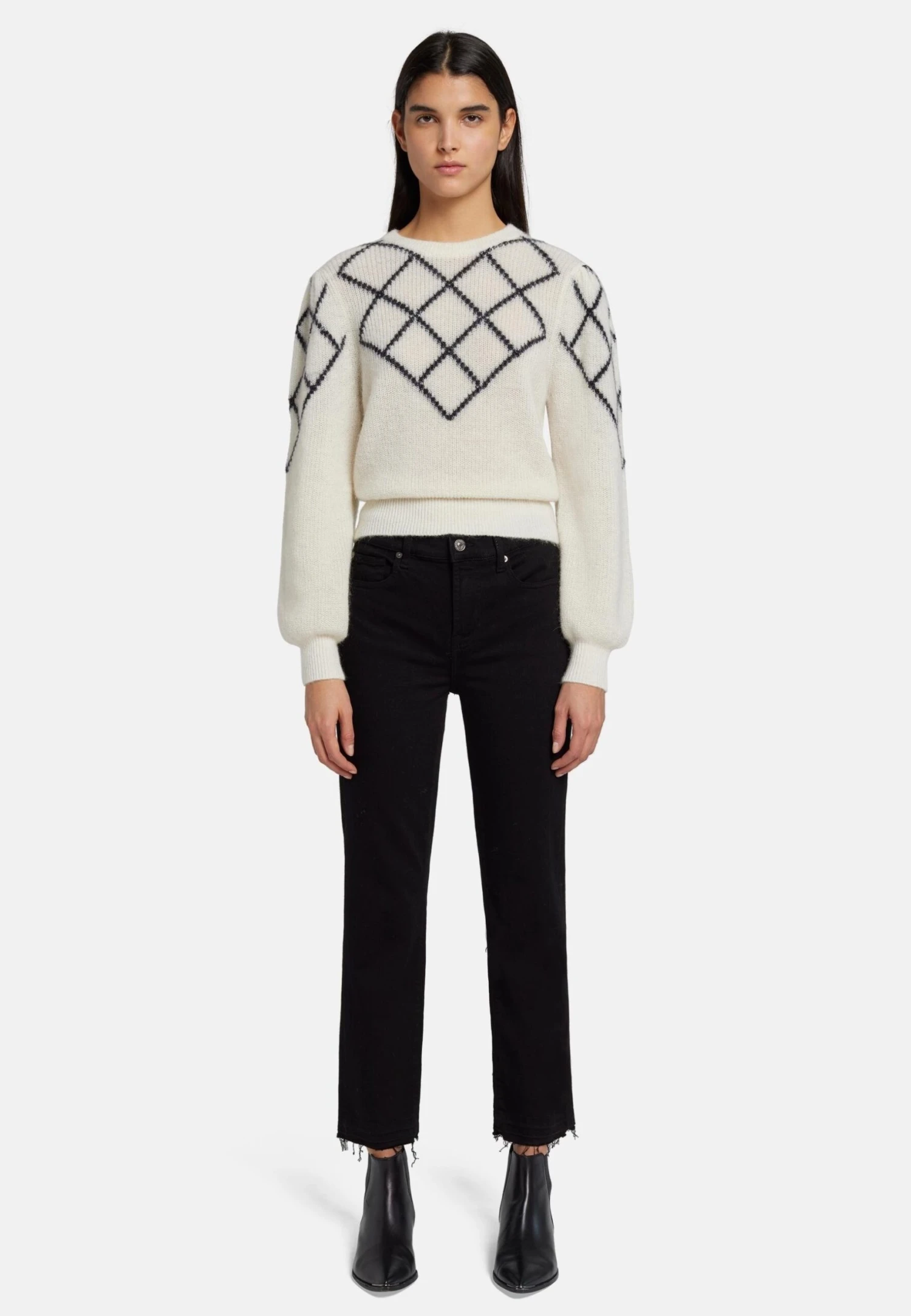 7 For All Mankind CropJeans A SigarettaBlack Donna Jeans 7F121N11Q-Q11 4 7 For All Mankind CropJeans A SigarettaBlack Donna Jeans 7F121N11Q-Q11 - immagine 2