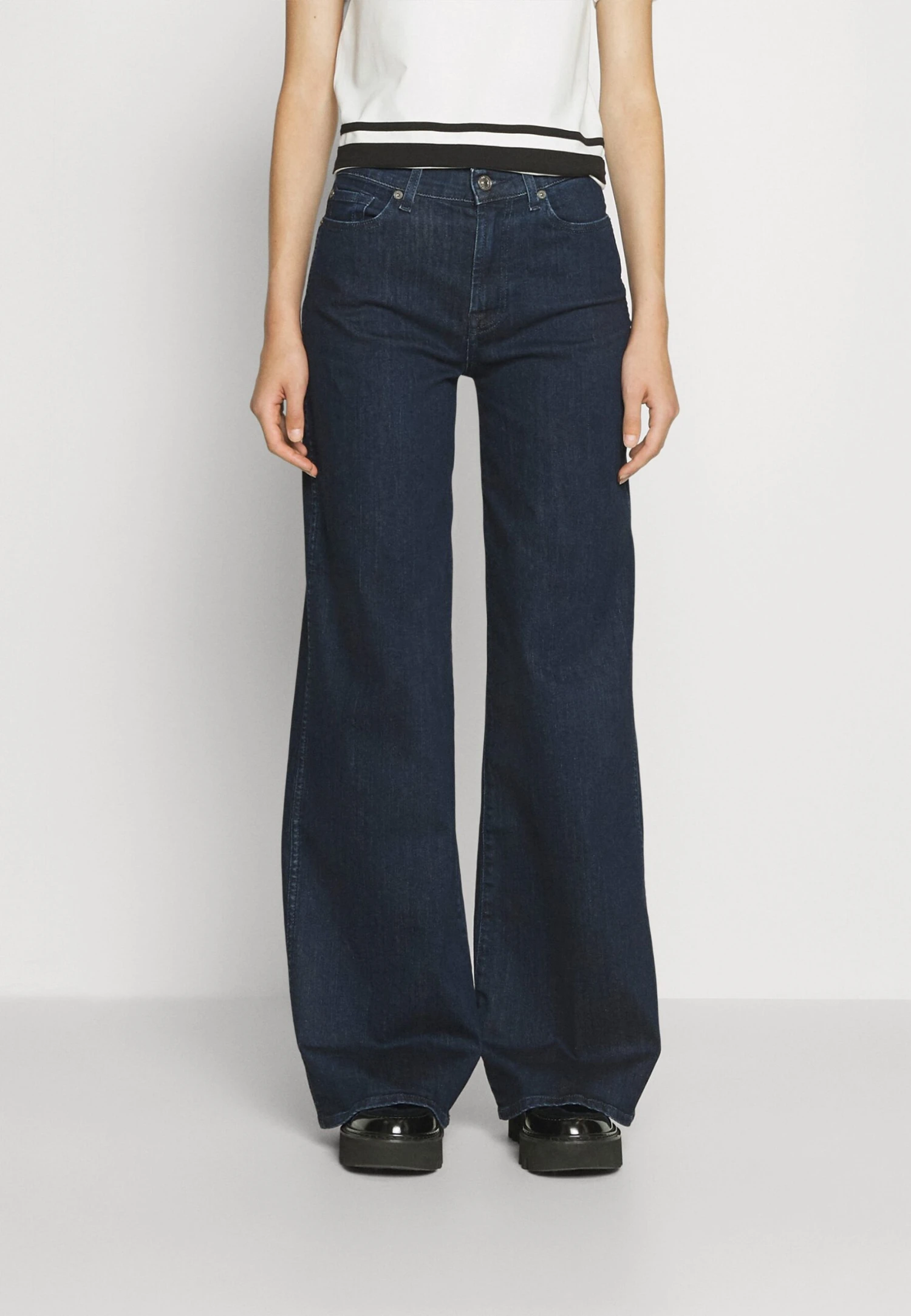 7 For All Mankind Lotta Soho ClassicJeans BaggyDark Blue Donna Jeans 7F121N10A-K11 3 7 For All Mankind Lotta Soho ClassicJeans BaggyDark Blue Donna Jeans 7F121N10A-K11