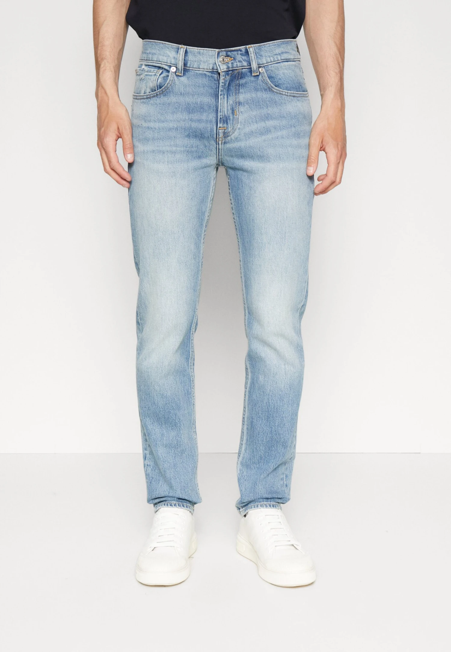 7 For All Mankind Slimmy WanderJeans Slim FitLight Blue Uomo Jeans 7F122G0FO-K11 3 7 For All Mankind Slimmy WanderJeans Slim FitLight Blue Uomo Jeans 7F122G0FO-K11