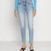 7 For All Mankind Roxanne Luxe Vintage MustJeans Slim FitLight Blue Donna Jeans 7F121N0Z2-K11